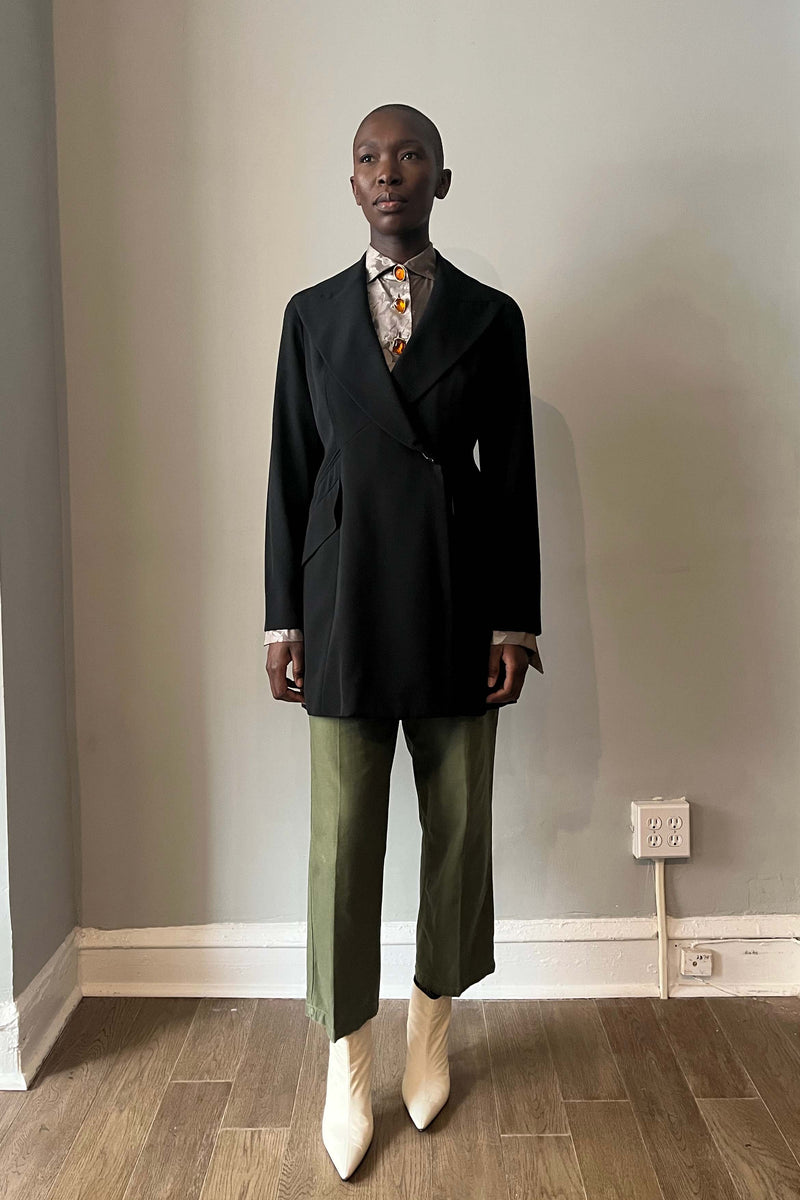 Claude Montana Black Wool Jacket – Moore Vintage Archive