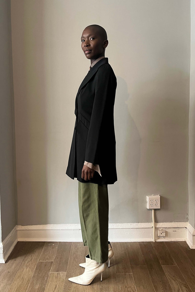 Claude Montana Black Wool Jacket – Moore Vintage Archive