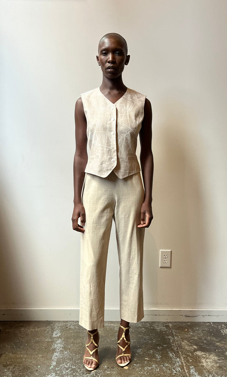 Hermes by Martin Margiela Linen Vest – Moore Vintage Archive