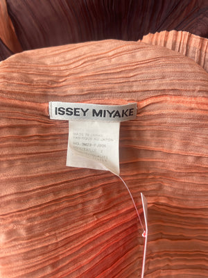 Issey Miyake double layer cardigan