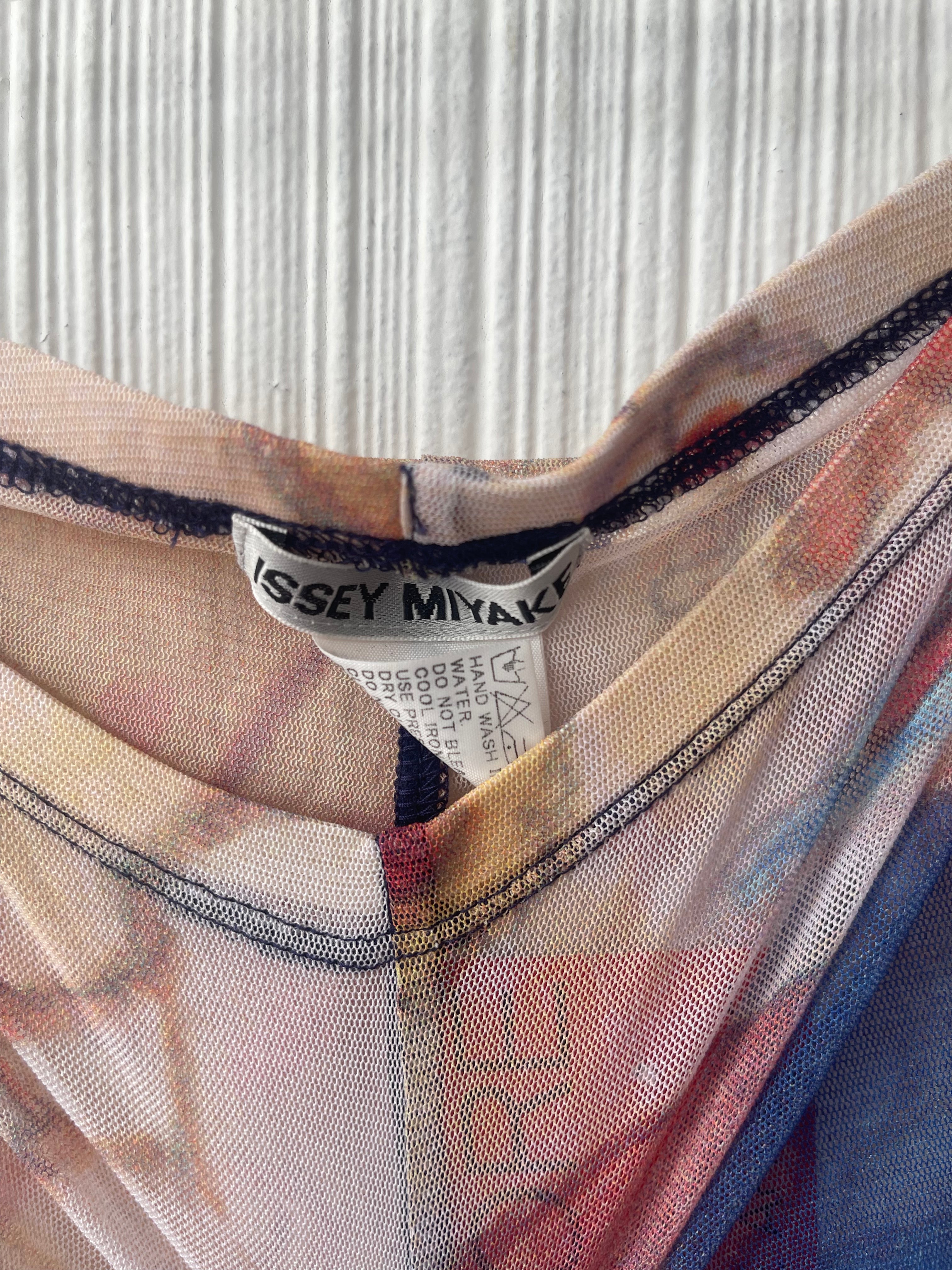 Issey Miyake x Aya Takano - Naoki Takizawa printed mesh top & leggings