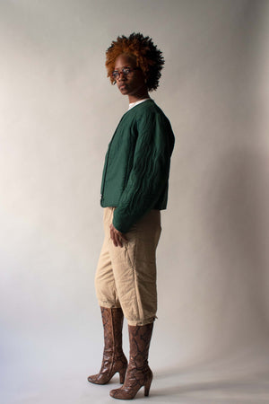 Issey Miyake 70s Green Quilted Cotton jacket – Moore Vintage Archive