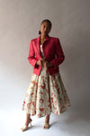 Christian Lacroix Bazar Red Brocade Blazer
