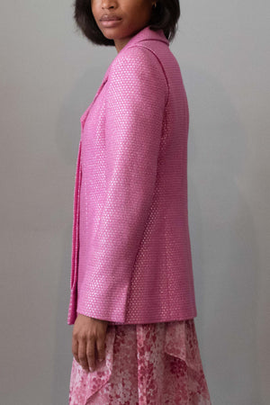 Chanel Pink Wool Blazer