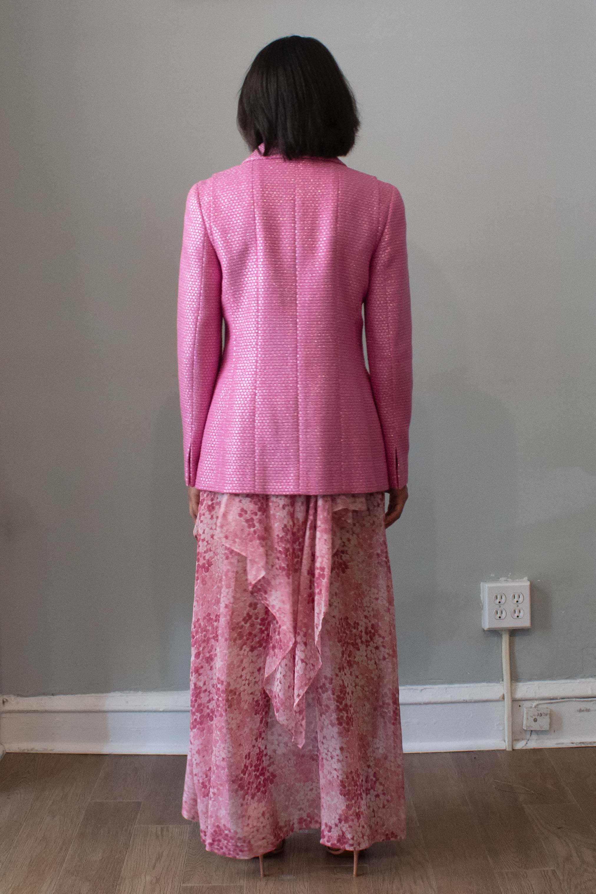 Chanel Pink Wool Blazer