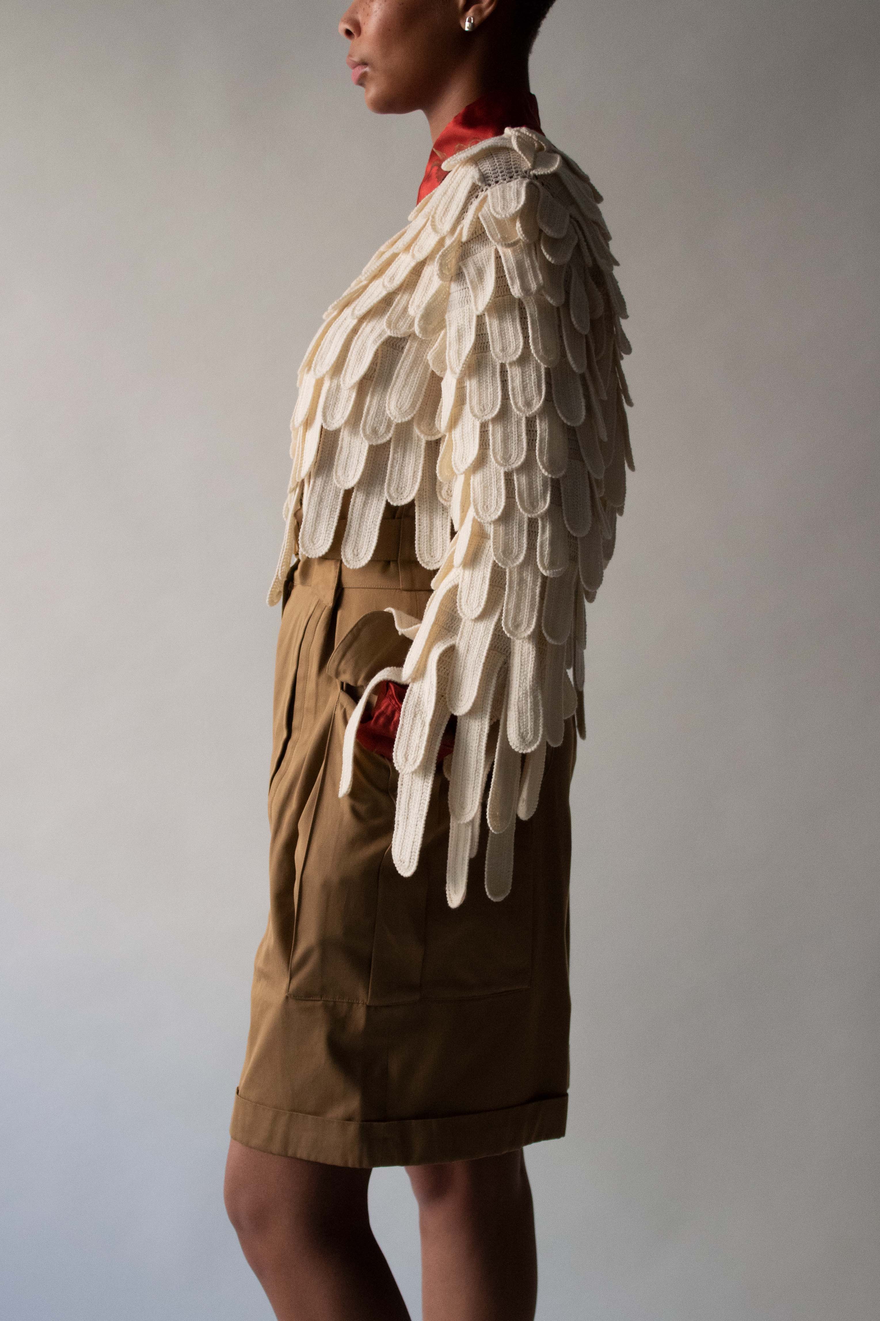 Matsuda Cream Wool Sweater