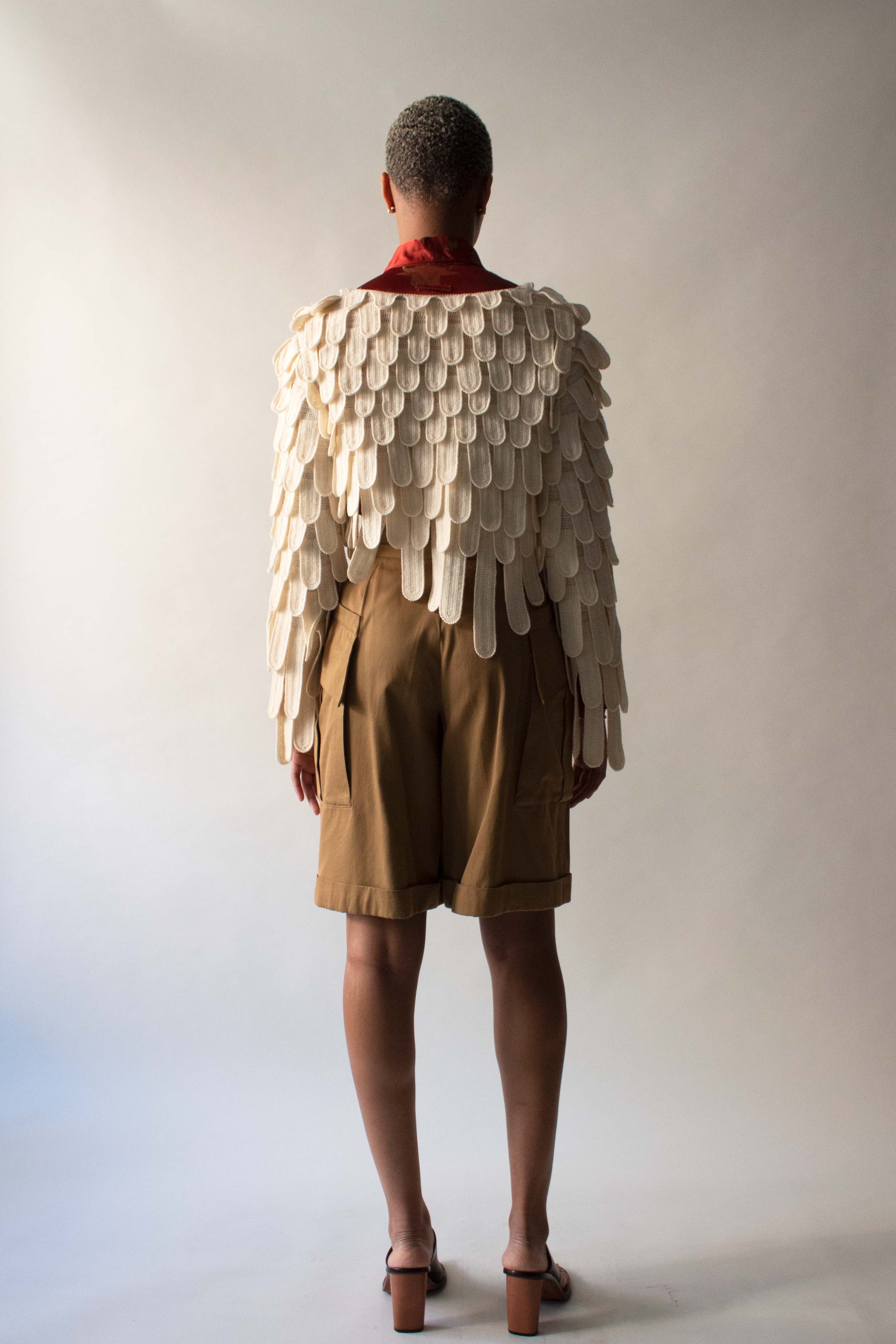 Matsuda Cream Wool Sweater