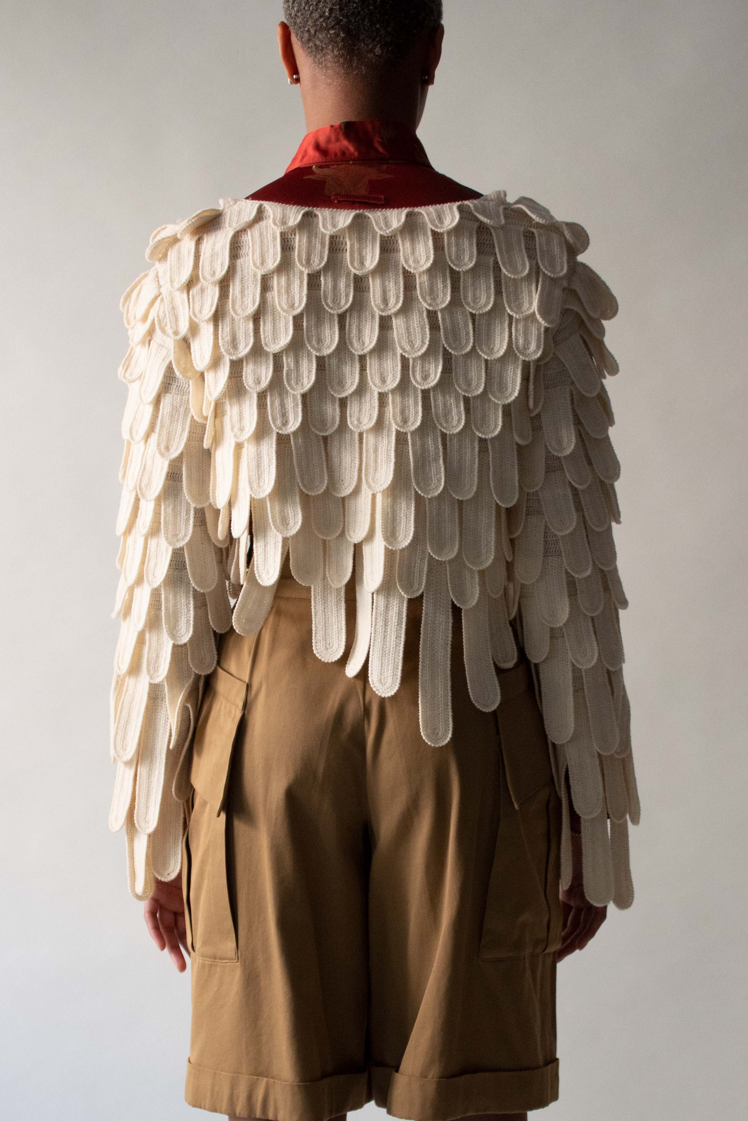 Matsuda Cream Wool Sweater