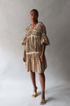 Junya Watanabe Beige Cotton Printed Dress