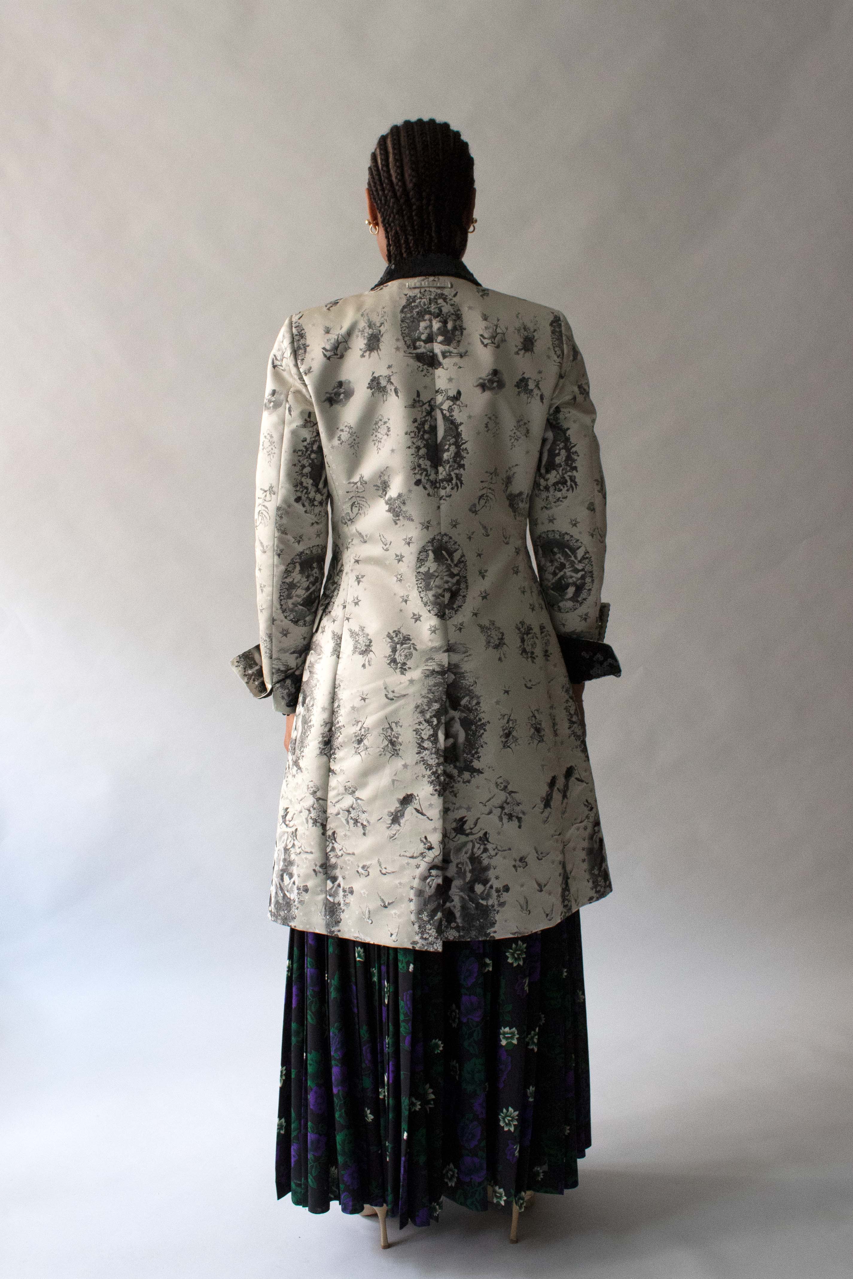 Jean Paul Gaultier Sequin Lapel Brocade Blazer
