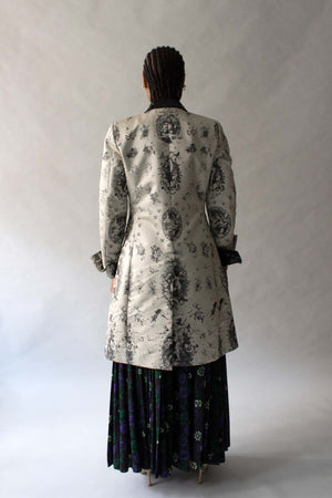 Jean Paul Gaultier Sequin Lapel Brocade Blazer