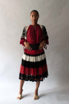 Jean Paul Gaultier Multicolor Tierred Folk Skirt
