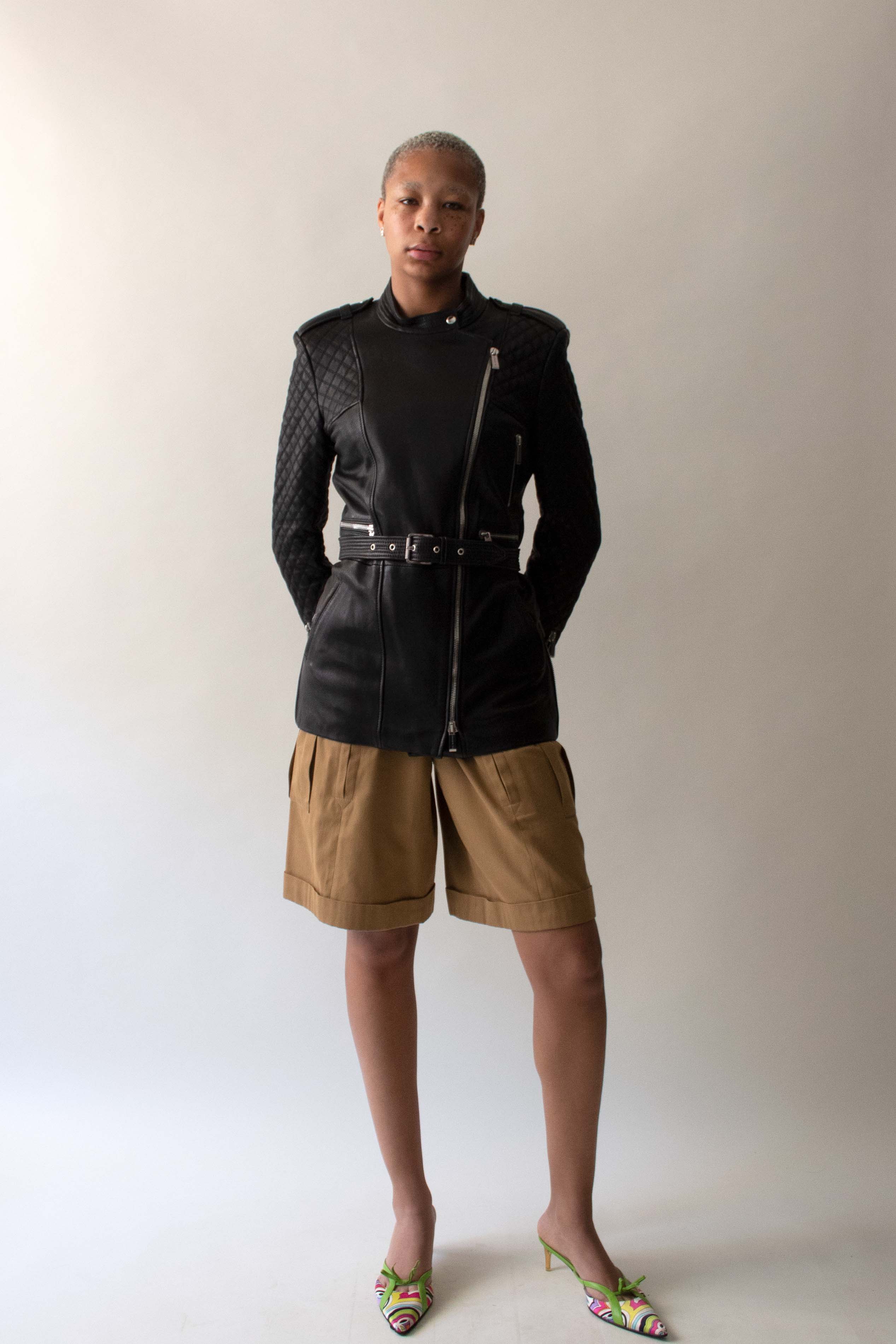 Barbara Bui Black Leather Jacket