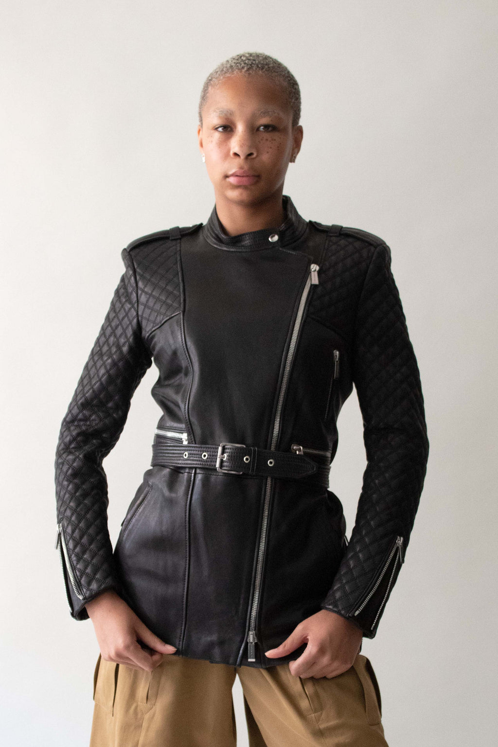 Barbara Bui Black Leather Jacket