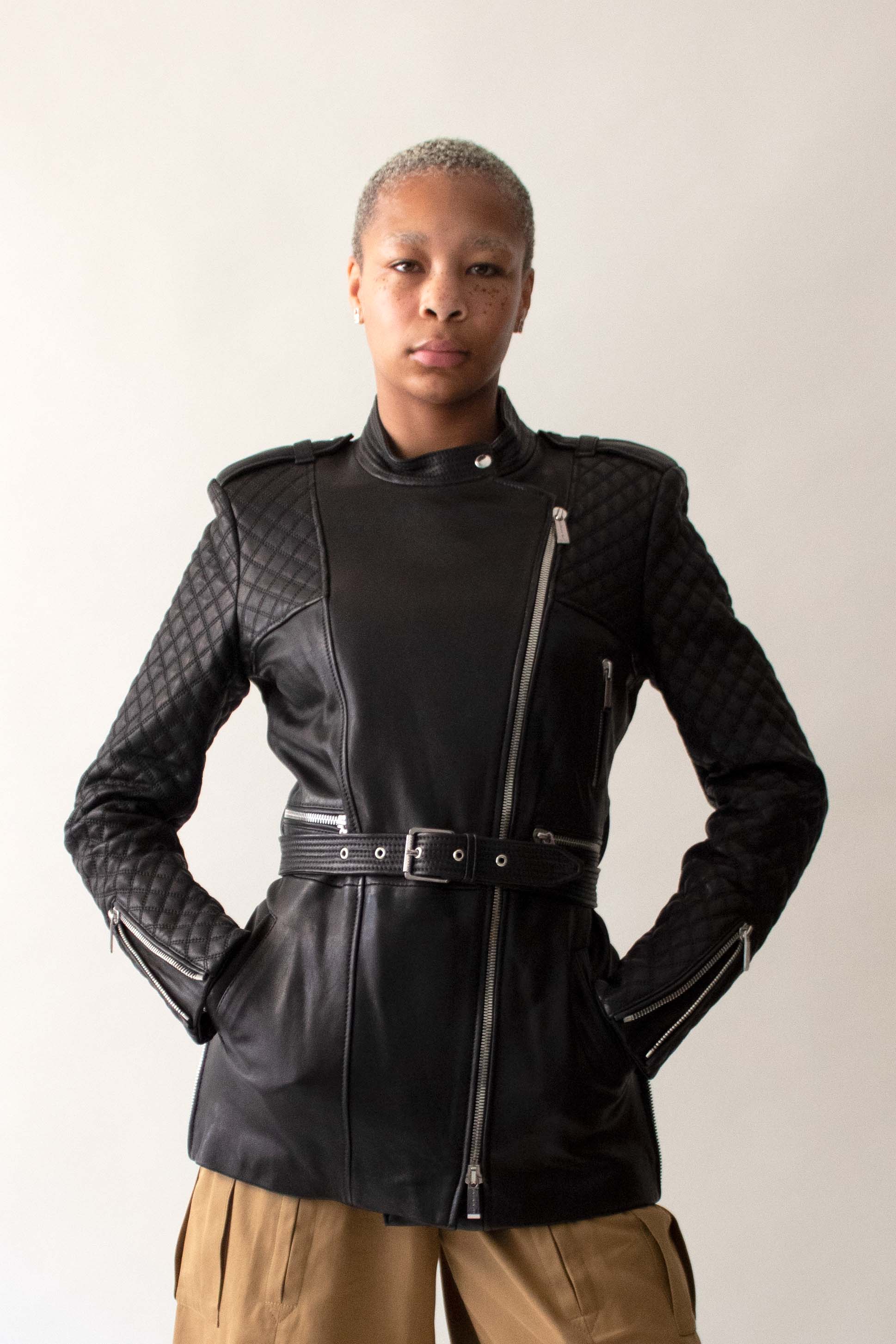 Barbara Bui Black Leather Jacket