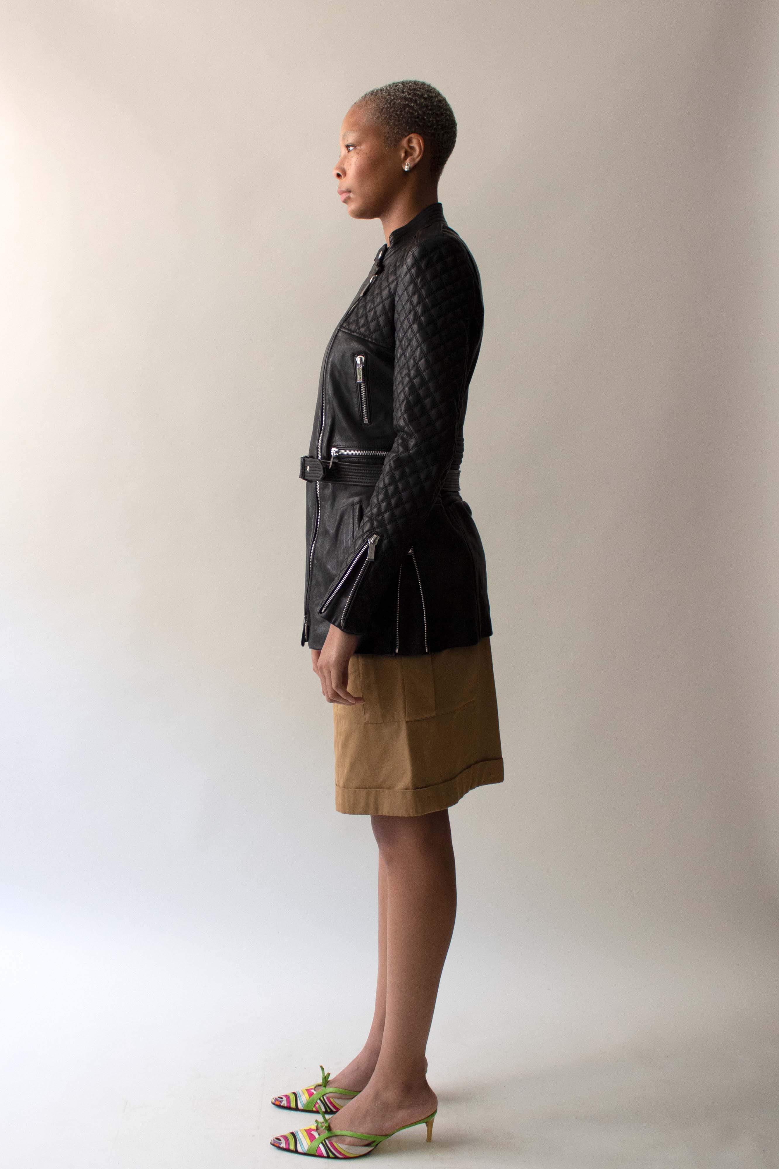 Barbara Bui Black Leather Jacket