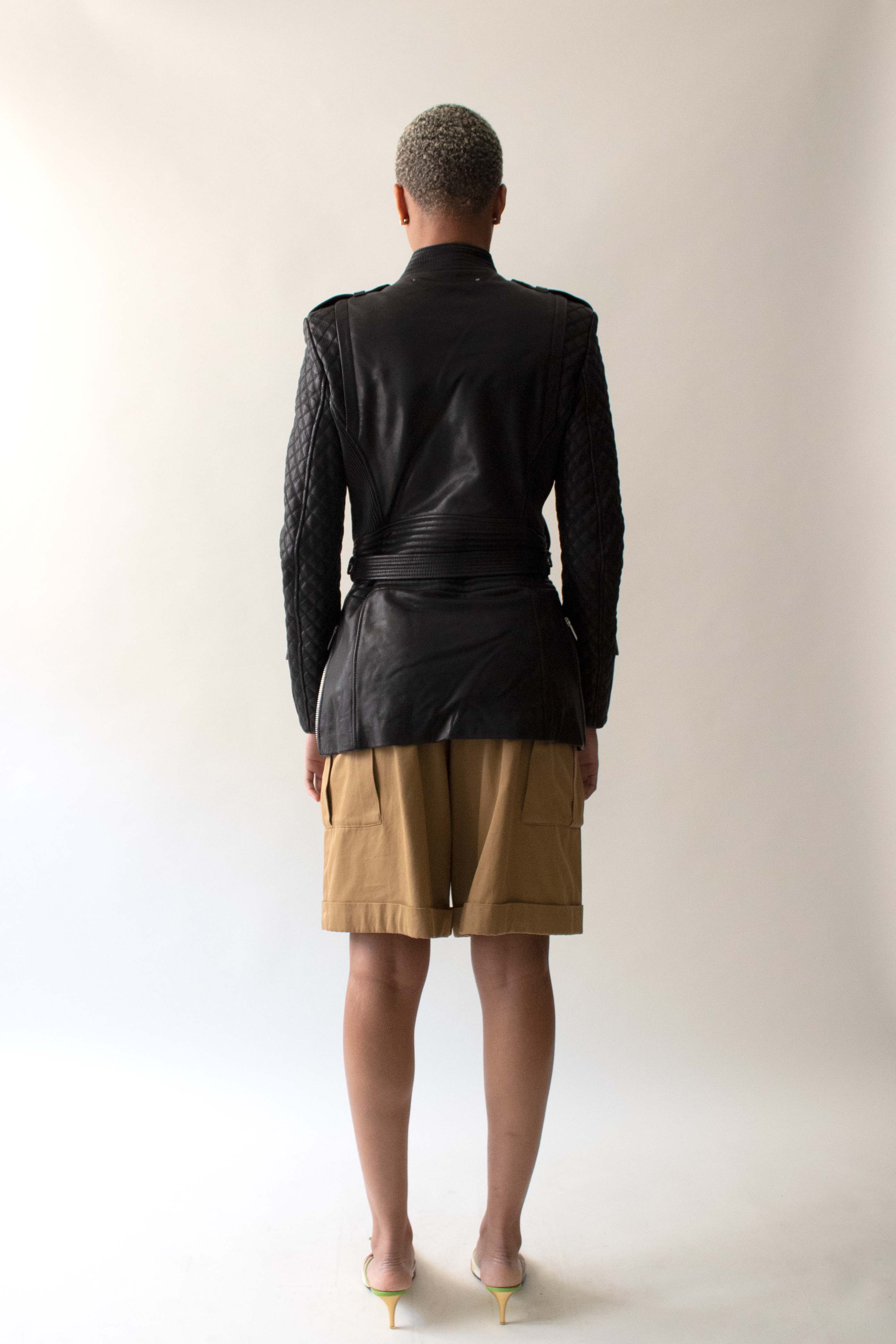 Barbara Bui Black Leather Jacket