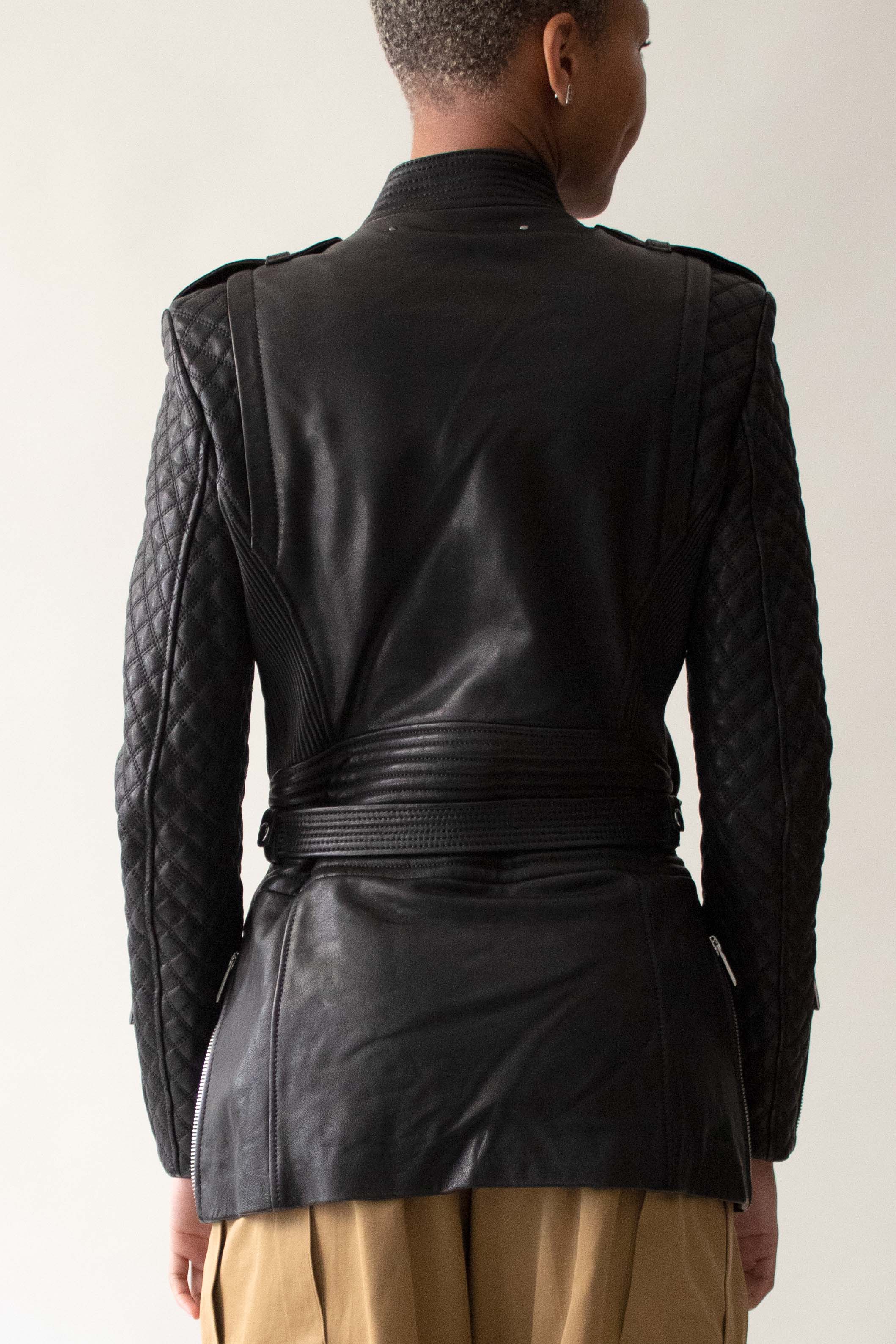 Barbara Bui Black Leather Jacket