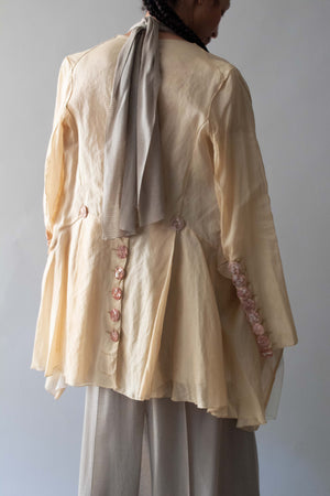 Jean Paul Gaultier 1994 Beige Organza Jacket