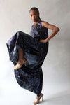 Issey Miyake Navy Printed Modular Jumpsuit
