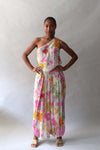 Leonard Floral Print Silk Chiffon Jumpsuit