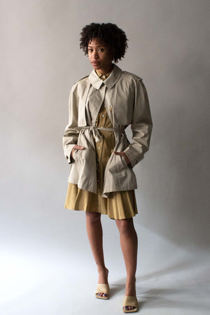 Hermes Margiela Beige 2-Piece Trench