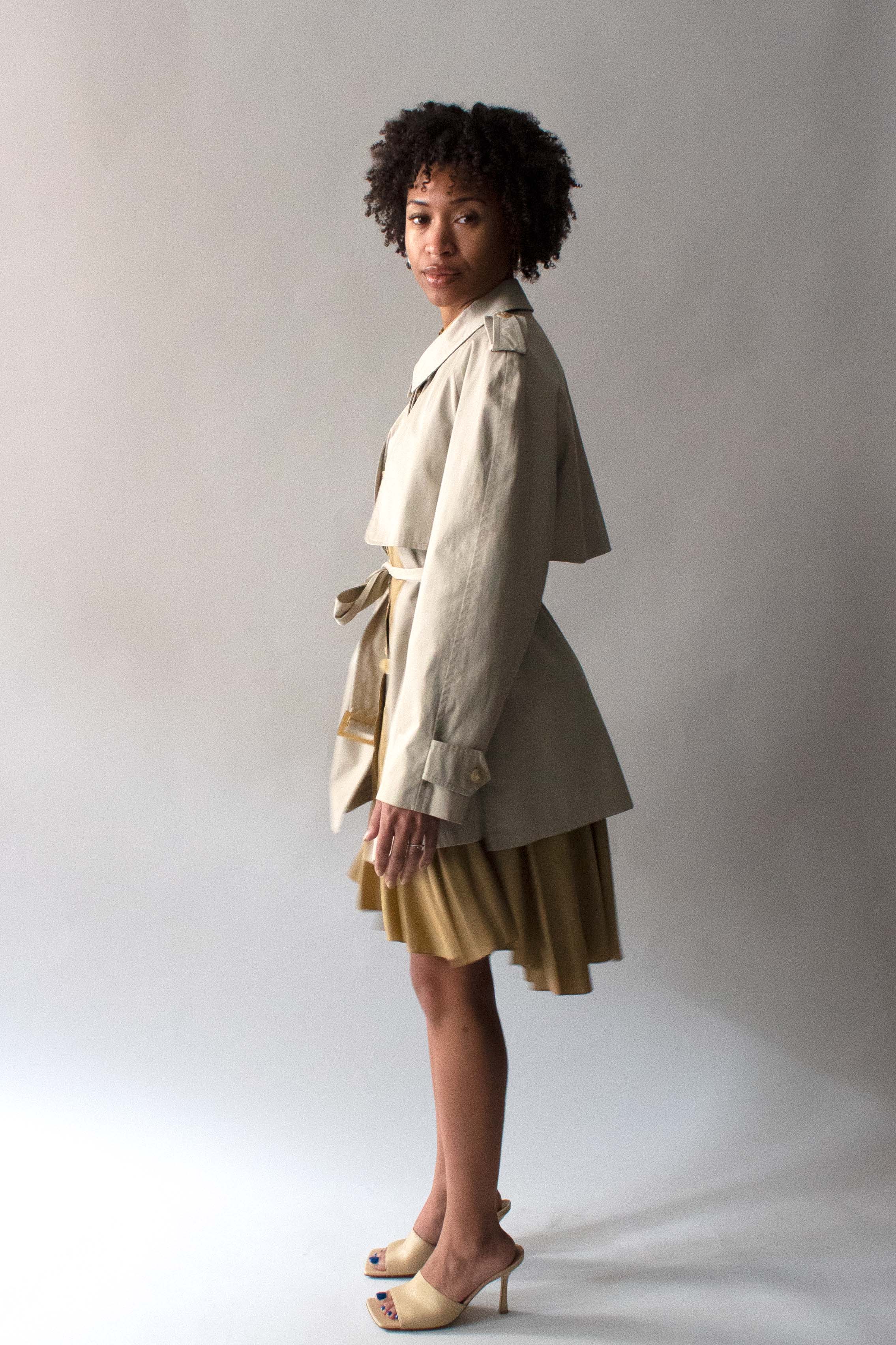 Hermes Margiela Beige 2-Piece Trench