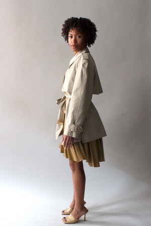 Hermes Margiela Beige 2-Piece Trench