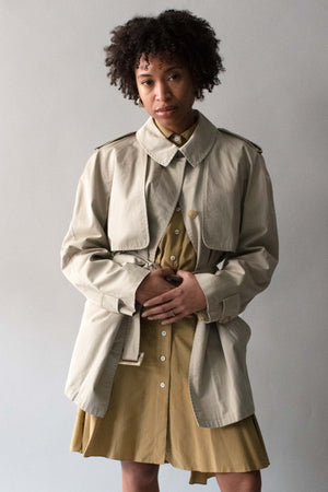 Hermes Margiela Beige 2-Piece Trench