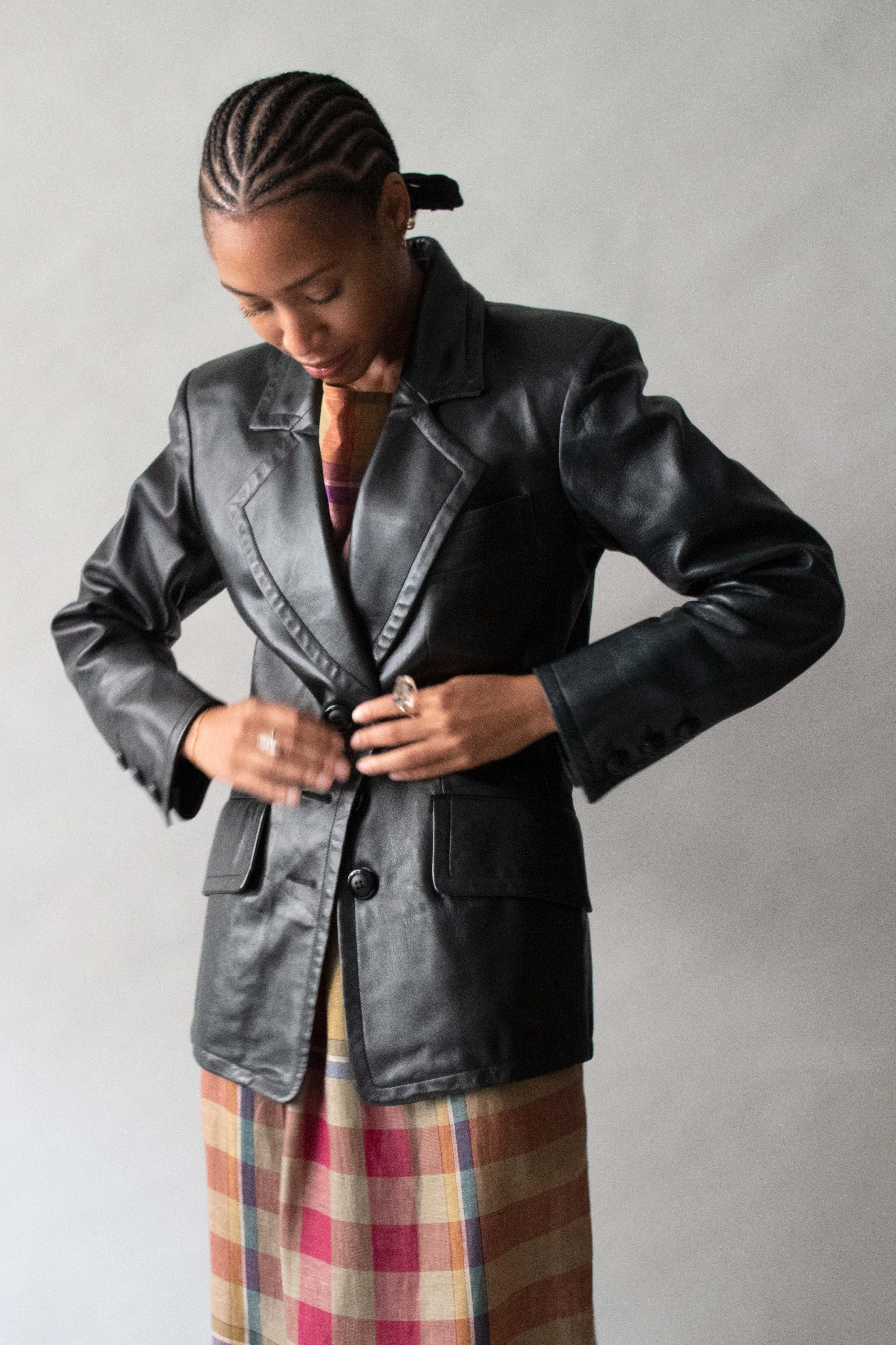 Saint Laurent Black Leather Jacket