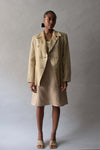 Christian Lacroix Brown Geometric Cotton Blazer