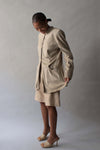 Giorgio Armani Cream Goat Suede Jacket