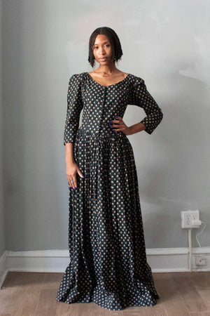 Louella Ballerino Printed Cotton Gown