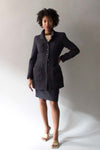Chanel 1995 Purple Wool and Silk Suit