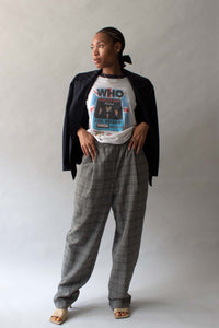 Vintage "The Who/The Clash" Cotton Quarter sleeve T-shirt