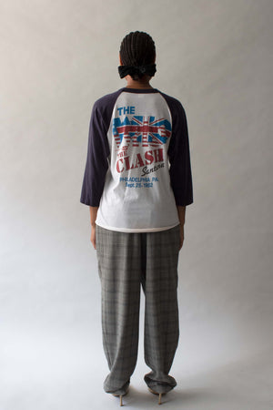 Vintage "The Who/The Clash" Cotton Quarter sleeve T-shirt