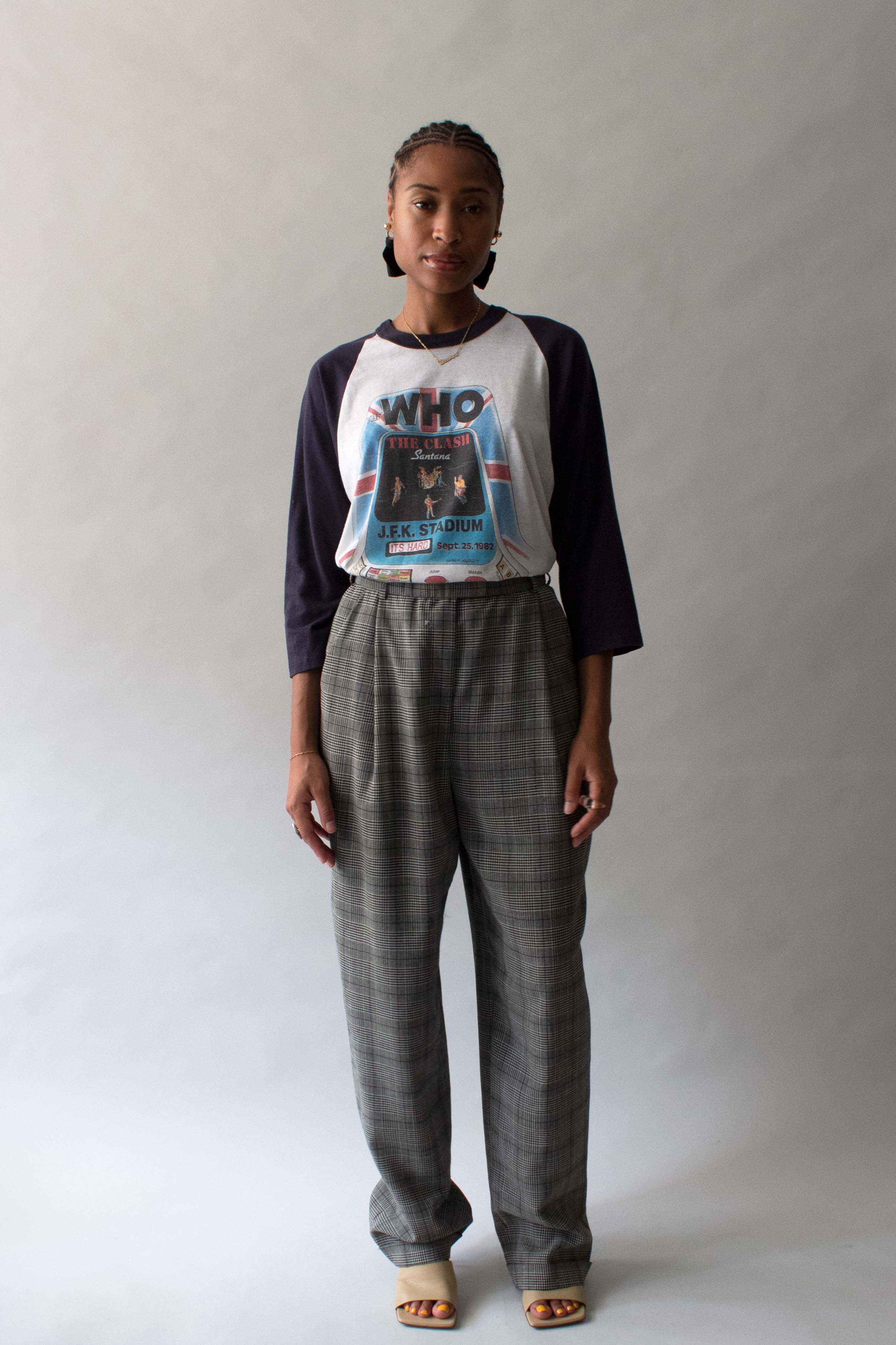 Vintage "The Who/The Clash" Cotton Quarter sleeve T-shirt
