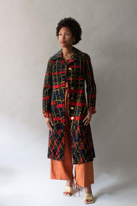 Roberta Di Camerino Printed Velvet Coat