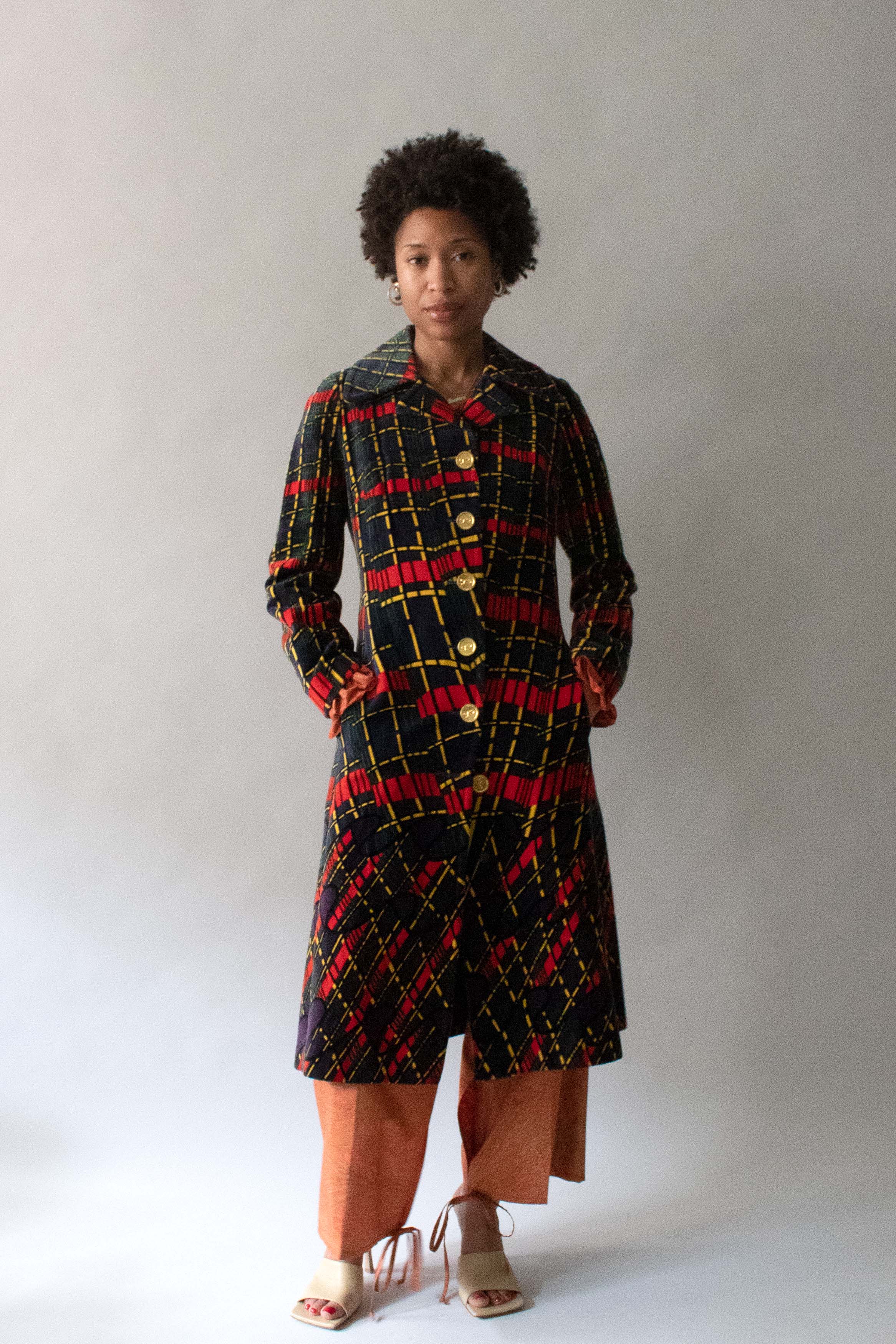 Roberta Di Camerino Printed Velvet Coat