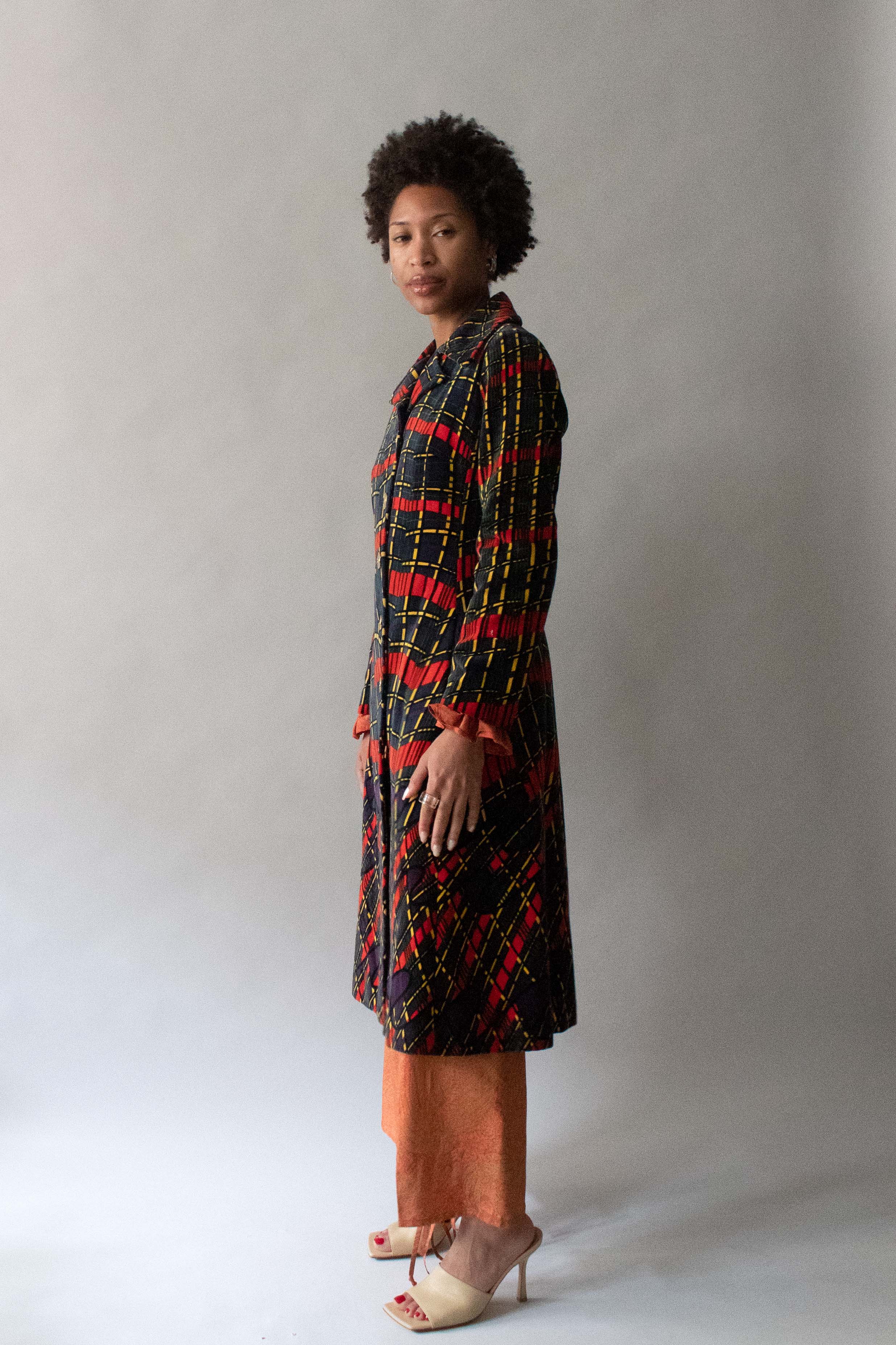 Roberta Di Camerino Printed Velvet Coat