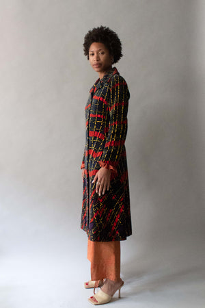 Roberta Di Camerino Printed Velvet Coat
