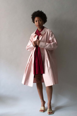 Galanos for I. Magnin Pink Silk Jacket