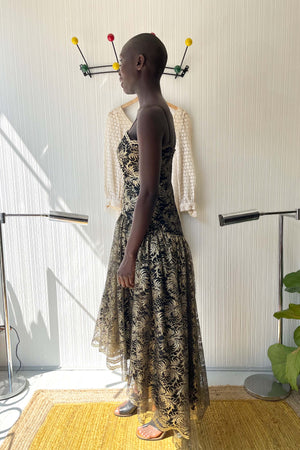 Saks Fifth Avenue Metallic Lace Dress Moore Vintage Archive Saks Fifth Avenue Metallic Lace Dress Moore Vintage Archive