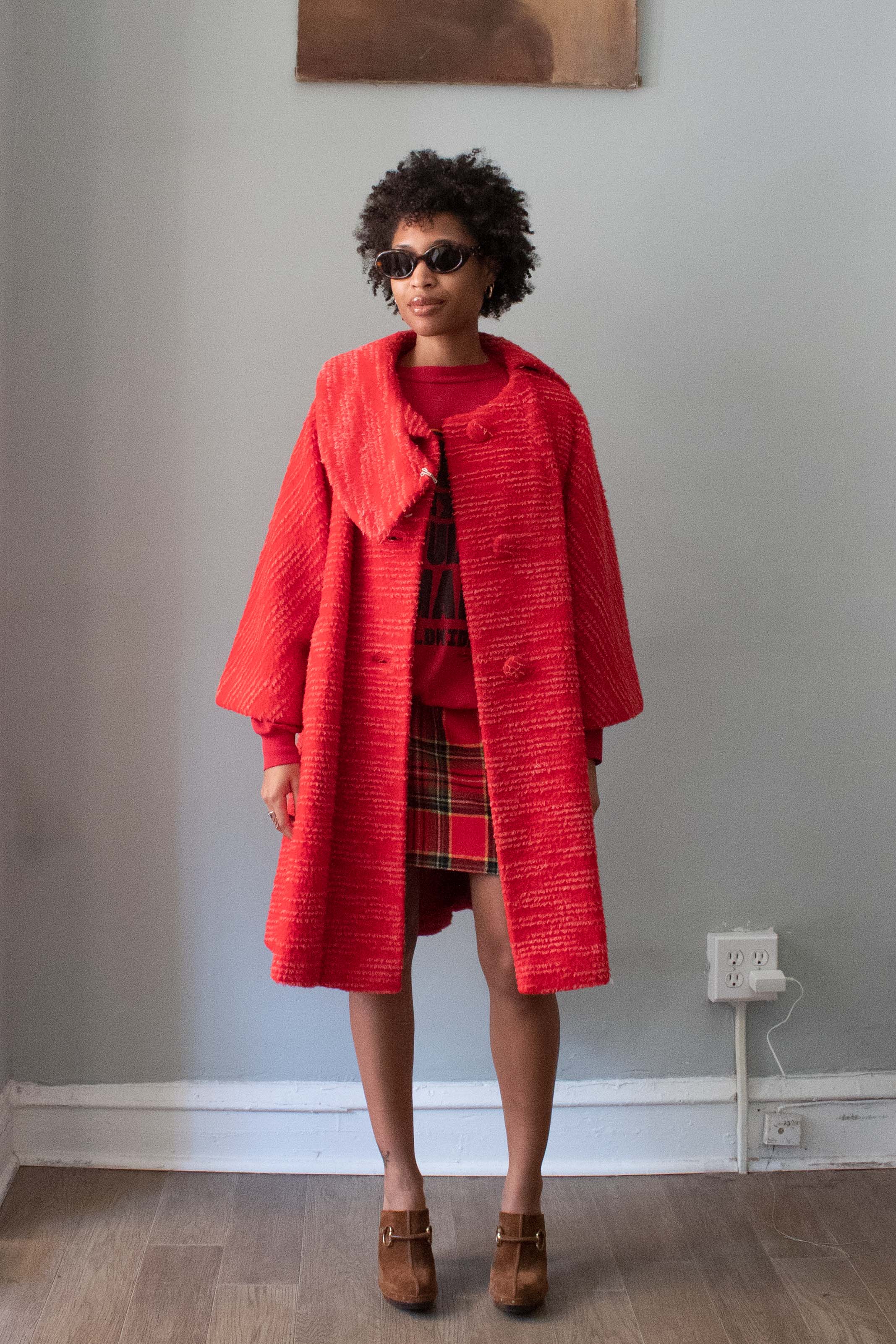 Lilli Ann Paris Red Wool Coat