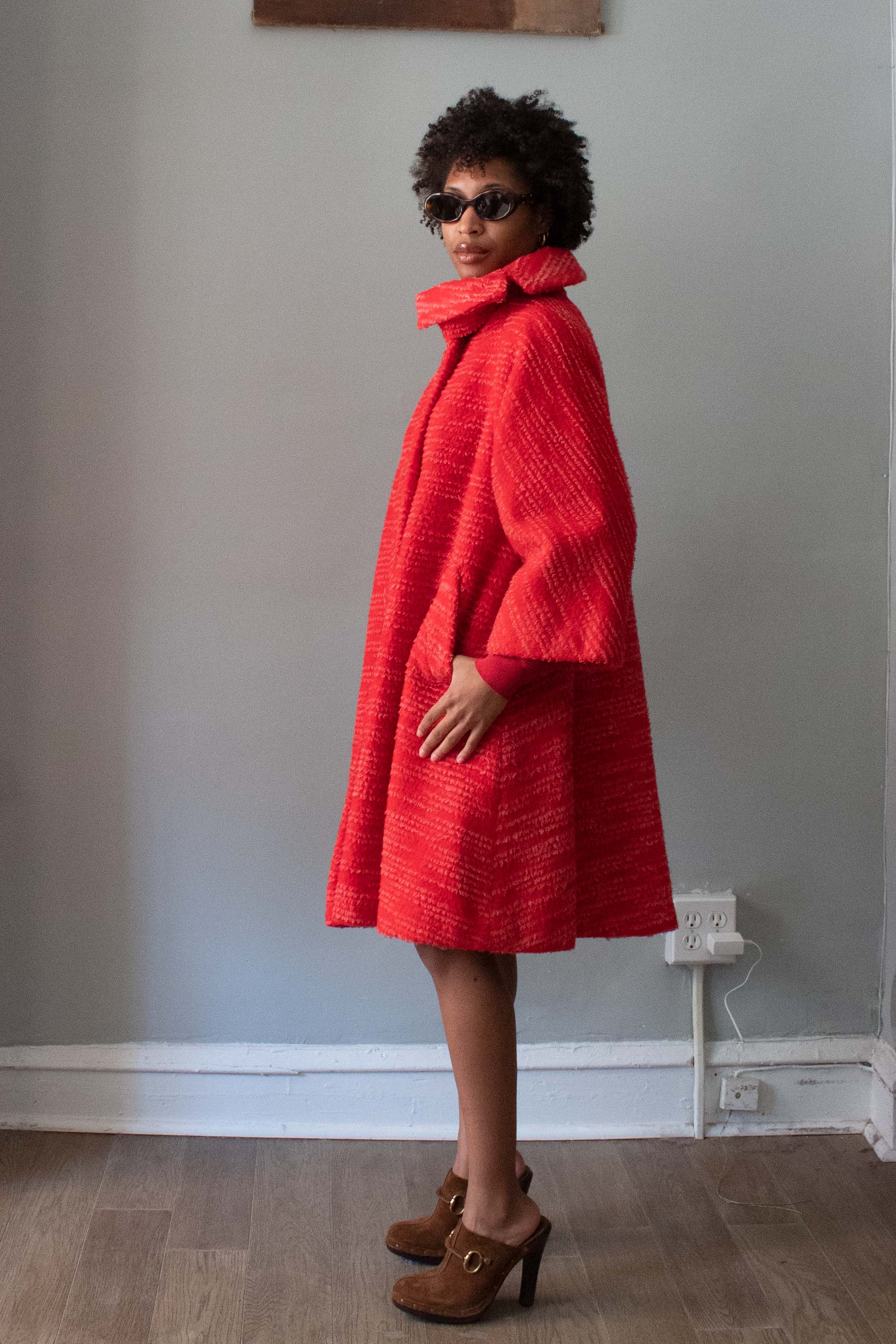 Lilli Ann Paris Red Wool Coat