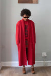 Issey Miyake Red Wool Cardigan