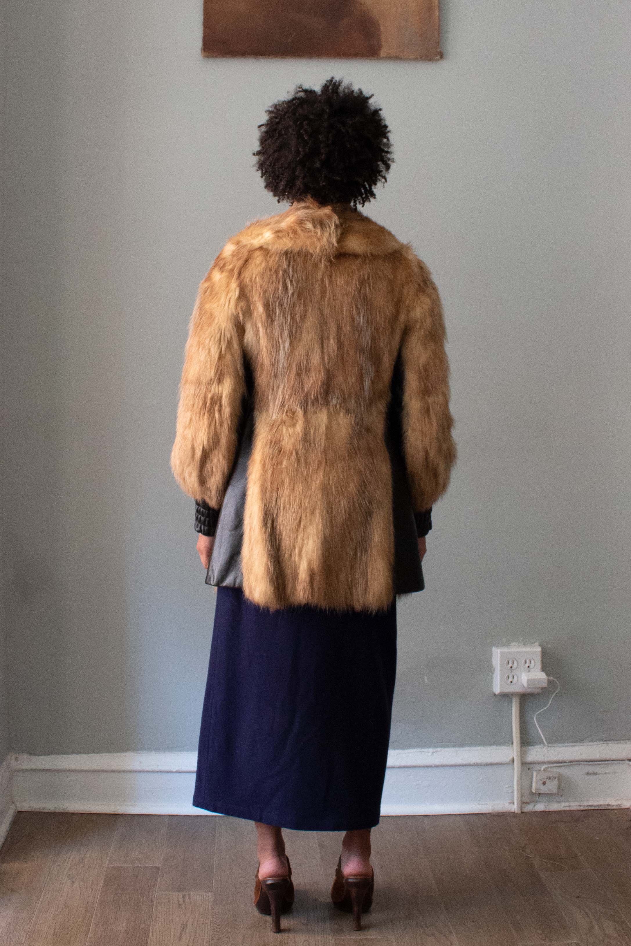 Pierre Cardin Fur Leather Trench