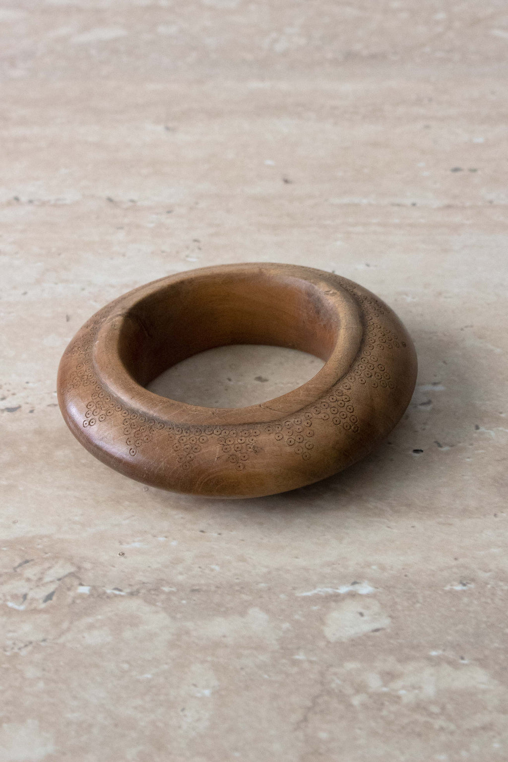 Carved Wooden Bangle