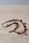 Guatemalan Coral and Silver Necklace