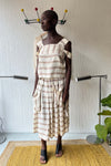 Lolita Lempicka for Henri Bendel Striped Linen Blend Skirt Set